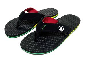 VOLCOM ボルコム V0812100JAH① メンズ US12 30cm ビーチサンダル Sandal ビーサン 大きい靴 エコ Eco SDGs ヴォルコム 新品 即決 送料無料