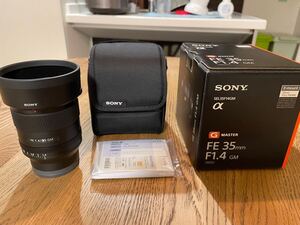 1円～ 新品級 SONY ソニー FE 35mm F1.4 GM Eマウント 単焦点レンズ α 動画撮影 ポートレート