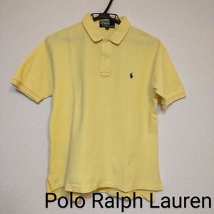 ポロラルフローレン ラルフローレン ポロシャツ レモンイエロー 黄色 レモン色 170サイズ メンズ レディース ビンテージ ヴィンテージ 古着