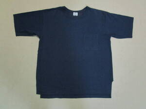 日本製!美品即決!J.S HOMESTEAD JOURNAL STANDARD ジャーナルスタンダード メンズ 半袖 コットン ポケット Tシャツ NAVY 無地 size M 