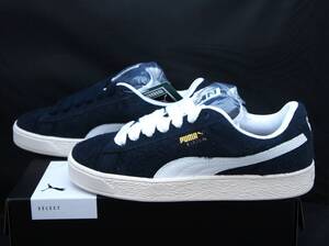 SALE！【新品】US10 28cm PUMA プーマ SUEDE XL HAIRY スエード XL ヘアリー NAVY/IVORY 国内正規品