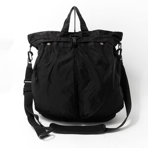 【1円スタート】BAGJACK バッグジャック 3WAY へルメットバッグ ショルダー バックパック 手提げ ブラック ベルリン発 ナイロン メンズ