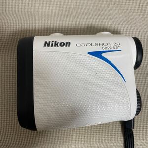 Nikon COOLSHOT20 ゴルフ用レーザー距離計 USED品 6倍 防水 IPX4 距離測定器 クールショット ニコン 完動品 