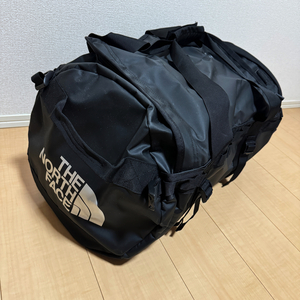 1円〜★アメリカ規格★THE NORTH FACE ノースフェイス BASE CAMP DUFFEL M/BLACK ベースキャンプダッフルバッグ 黒 バックパック ボストン