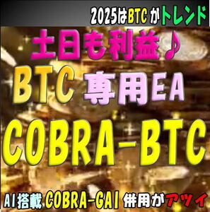 ビットコイン対応FX自動売買で土日も利益COBRA-BTC