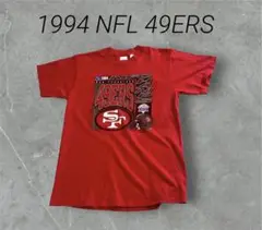 LOGO7 ヴィンテージtシャツ 1994年　NFL 49ers  赤