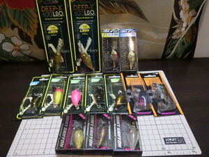 1円～ Megabass DEEP-X100 Z1 Z2 グリフォン 等々 オンライン限定カラー SP-C メガバス クランクベイト 未開封 14個セット バスルアー レア