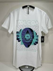 VOLCOM ボルコム AF232108WHT メンズ Lサイズ 半袖Tシャツ デザイン プリントティー PrintTee ホワイト色 ヴォルコム 新品 即決 送料無料