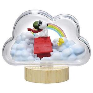 ウッドストック＆スヌーピーフィギュア re-ment SNOOPY WEATHER terrarium お天気に合わせた形のケースが可愛い！