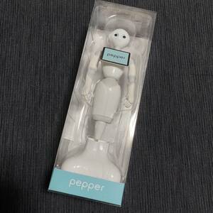 【公式】softbank ソフトバンク Pepper ペッパーくん　ミニフィギュア　スタンドペン　ボールペン　ロボット　正規品　ペッパー君　