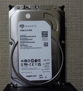 ■未使用品■SEAGATE製 AVコマンド対応HDD 4TB ST4000VM005