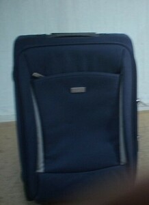 5642　AMANDA BELLAN　青　機内持ち込みOK　スーツケース　キャリケース　旅行用　ビジネストラベルバック