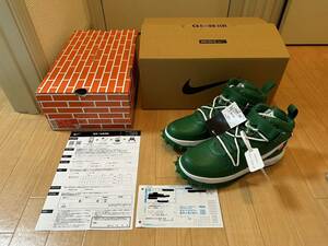 27cm Off-White NIKE AIR FORCE 1 MID SP LTHR Pine Green オフホワイト ナイキ エアフォース1 ミッド パイングリーン 緑 スニーカー