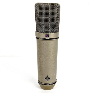 激レア ビンテージ NEUMANN U67 NU67 コンデンサー 真空管マイク ケース ケーブル付 ジャンク Y8960040