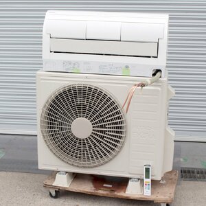 T489) 【送料別】日立 14畳用 4.0kw 単相200V ルームエアコン 2022年製 RAS-X40N2BK 白くまくん Premiumプラズマ空清 お掃除ロボ 冷房 暖房