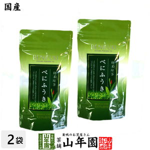 健康茶 べにふうき 粉末 国産 40g×2袋セット 国産(掛川産) べにふうき粉末緑茶 送料無料