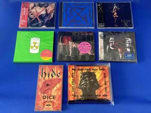 X JAPAN hide zilch CD 8セット　VANISHING VISION　BLUE BLOOD　HIDE YOUR FACE　ブルーブラッド　ハイドユアフェイス