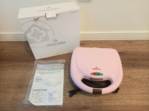 marie claire マリクレール ホットサンドメーカーW 型番 TA-P01-02 通電確認済み 未使用 保管 k305