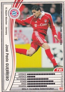 PANINI WCCF EUROPEAN CLUBS 2005-2006 Bayern Munchen バイエルンミュンヘン　ゲレーロ　パニーニフットボールリーグ　141/336