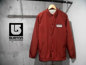 BURTON バートン M JPN COACHES JKT ボックスロゴワッペン 裏ボア ナイロン コーチジャケット S/メンズ/スノーボード