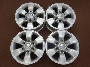 A-92　トヨタ　２１５系　ハイラックスサーフ　純正 　16×7J ET30 PCD139.7 6H 4本　人気商品　ＴＯＹＯＴＡ　ハイエース 等にも是非 ！