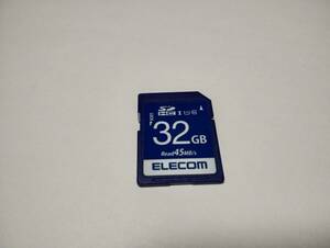 32GB　ELECOM　SDHCカード　フォーマット済み　メモリーカード　SDカード