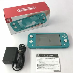 《ジャンク》ニンテンドースイッチライト ターコイズ Nintendo SWITCH LITE/2019年製/店頭/他モール併売《ゲーム・山城店》A2414