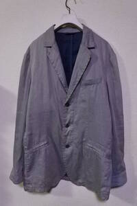 ARMANI COLLEZIONI MRS Zip Jacket size 48 アルマーニコレッツォーニ リネン×ナイロン ジャケット ハンガリー製