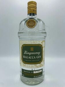 【未開栓】 タンカレー マラッカ ジン リミテッドエディション 旧ボトル 1000ml 40% ボトルナンバー TANQUERAY MALACCA GIN ロンドン ●445