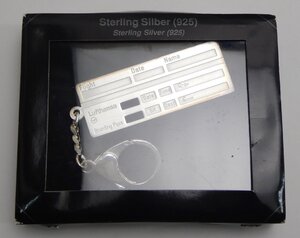 希少 Lufthansa★ルフトハンザ 銀製キーホルダー Sterling Silver925☆未使用保管品 約51g ネームタグ 航空☆Z0418961