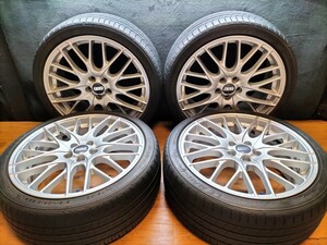 BBS CS CS021 18インチタイヤホイール 4本セット 7.5J +48 PCD100 5穴 ZVW30 ZVW50 プリウス ZN6 ZN8 86 BRZ ZC6 ZD8 カローラスポーツ 