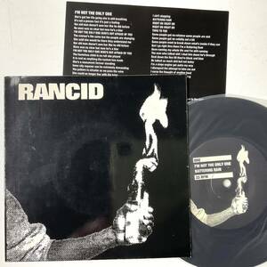 *7“ EP レコード RANCID US 1992 w/INNER Lookout 059 PUNK LICCA*RECORDS 086 ランシド パンク 歌詞カード付き