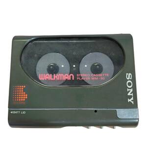 ◆ジャンク品◆ソニー SONY WALKMAN ウォークマン WM-50 ポータブルカセットプレーヤー X64515NI