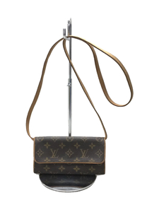 LOUIS VUITTON◆ポシェット・ツインPM_モノグラム_BRW/PVC/BRW/M51854