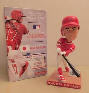 【USA★SHOHEI OHTANI★大谷翔平】ボブルヘッド★2019年ルーキー(2018)記念★限定数フィギュア非売品★エンゼルス★メジャーリーグ野球MLB