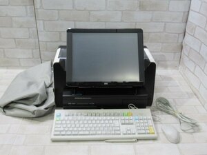 Ω 新DC 0792t 保証有 東芝TEC【 SJ-9100-S 】テック事務コン キーボード/マウス/タッチペン/電源ケーブル/カバー付 初期化OK