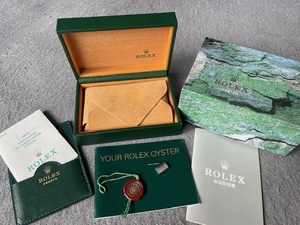 ROLEX純正BOX ロレックス エクスプローラーⅡ 16570　空き箱、付属品一式　1コマ付　