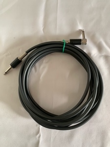 送料無料/中古品 /ヘクサ (HEXA　Cables)/両端子オス&ホーンプラグ/ L型変換ケーブル /約5m 導通確認済み