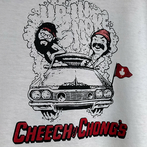 送込 Cheech & Chong スモーキング作戦　ローライダー　チーチ&チョン　半袖Tシャツ　白　2XLサイズ