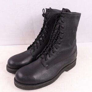 USA製 ADDISON SHOE 10 1/2 R / 28.5cm 位 ミリタリーブーツ アメリカ製 usarmy usアーミー コンバット ブーツ 中古 古着 eb1345