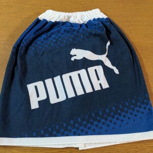 W☆新品☆ラップタオル☆プーマ　PUMA☆巻きタオル☆６０cm☆紺色☆No.1917