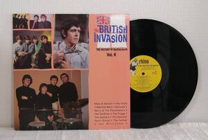 洋LP★ V.A. THE BRITISH INVASION THE HISTORY OF BRITISH ROCK VOL.4 ヤードバーズ、キンクス、ホリーズ、ドノヴァン 他