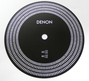 ■DENON レコードプレーヤー ストロボ スコープ ② DP-790