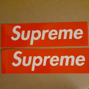 Supreme Logo ボックスロゴ Sticker シュプリームステッカー ステッカー 2枚