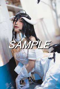 【CP-220　オーバーロード　アルベド　05】　L判写真10枚　海外コスプレ　Cosplay photo　10sheets Overload