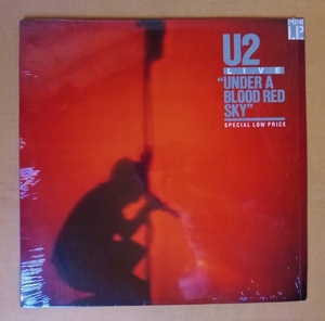 U2「UNDER A BLOOD RED SKY」米ORIG [初回白ISLAND] シュリンク美品