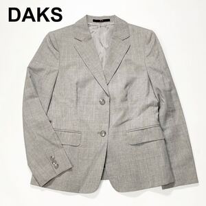 DAKS ダックス テーラードジャケット 38 M グレー レディース B72423-148