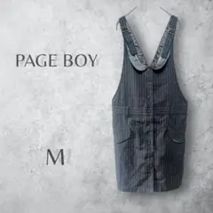 【PAGE BOY ページボーイ】　ひざ丈ワンピース　ジャンパースカート