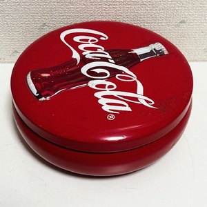 ★アメリカンアンティーク　Coca-Cola Tin can コカコーラ ビンテージ缶　ブリキ缶 小物入れ キャンディーケース