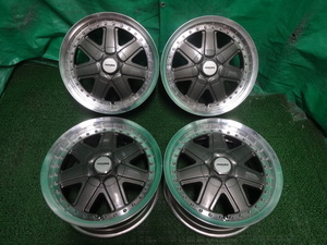 レノマ パリス renoma PARIS●15×6.5J +24 4H PCD114.3 中古ホイール4本●ハ96